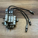 Smc 3X SY3140-5LZD Solenoid Valve Set With Manifold & ARBY3000-05-P-2. Fixed Price $32.49.
