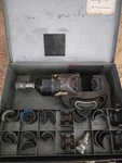 Thomas Betts TBM-15PF Hydraulic Crimper/ Crimping Tool With 13 Die Sets. Fixed Price $600.00.