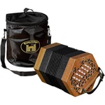 Trinity College AP-1230A Anglo-style 30-BUTTON Concertina Walnut. Fixed Price $499.00.