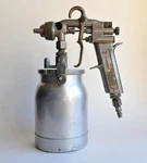 Binks Thor Model 2 Pneumatic 1 Qt Paint Sprayer Chicago Aluminum Vtg. Fixed Price $49.00.