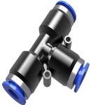 Utah Pneumatic Push-to-connect Air Line Tube Fittings 4MM Tee Union, Copper. Fixed Price $16.04.