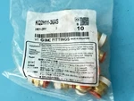 Lot Of 10 Smc KQ2H11-36AS Brass Pneumatic Tube Fittings Genuine Singapore. Fixed Price $32.00.
