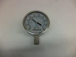 New Weksler Gauge Liquid Filled 1/2 In 100 Psi BY42YCB4LW-XCY R17. Fixed Price $15.11.