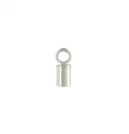 2PCS 3MM 925 Sterling Silver Crimp Tube End Caps With Ring For Jewelry Making. Fixed Price $14.16.