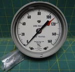 4.5" Ashcroft Pressure Gauge 0-160 Psi 6685-01-029-1144. Fixed Price $340.00.