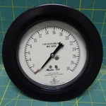 Marsh Instrument Company 1/2" Master Test Gauge 30 Psi 1/4 Npt Lbm. Fixed Price $60.00.