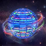 2 Units Of Globe Aircraft Orb W/led Lights Hover Spin Flying Toy Rechargeable. Fixed Price $12.95.