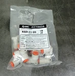 Smc KQ2L11-00 X 3/8" Elbow Push Connect Fitting Lot Of (11) Eleven. Fixed Price $47.99.