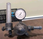 Victor Equipment Company San Francisco Brass HVTS-2325 Regulator Include Gauge. Fixed Price $80.00.