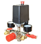 Air Compressor Pressure Switch Manifold Regulator Gauges Valves A832045. Fixed Price $39.99.
