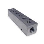 Pneumadyne M10-125-6-SS, Inline Manifold, 6-STATION, 1/4 Npt Input, 1/8. Fixed Price $142.12.