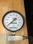 Enerpac T6002L Hydraulic Test Systems Gauge With 90 Degree Adapter Block. Fixed Price $199.00.