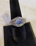 Nsn .925 Sterling Silver Amethyst Ring Sz 8. Fixed Price $89.95.