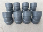 Lasco Sch 80 Pvc 2" 45 Degree Elbow Slip Fitting 817-020 Lot Of. Fixed Price $49.99.