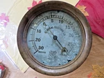 Vintage Brass Ashcroft Vacuum/pressure Industrial Gauge Steampunk Gage. Fixed Price $299.00.