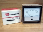Triplett 330-G Ac Voltage Panel Meter 330G. Fixed Price $31.77.