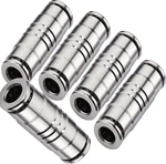 Utah Pneumatic 1/4" Od Push To Connect Fittings, Nickel-plated Brass Straight Un. Fixed Price $28.25.
