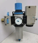 Festo LFR-M2-G1/4-KC Filter Regulator W/ HEM-M2-H1/4-10 HEA-M2-G1/4 Shut Off. Fixed Price $53.99.