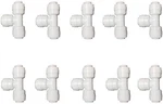 Malida Union Tee 1/4"OD Push Tube Quick To Connect Fittings For Water Purif. Fixed Price $11.99.