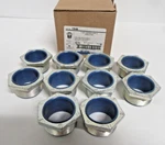 Box Of 10 Thomas & Betts 1946 Conduit Nipple 1-1/2" Insulated Chase. Fixed Price $49.95.