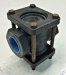 Brooks 1-1/2" Npt Sight Glass Gauge, Flapper Type W/ 2.75" Wide Wcb Body. Fixed Price $149.12.
