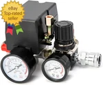 Air Compressor Pressure Switch Control Valve, 90-120PSI Regulator With. Fixed Price $33.89.