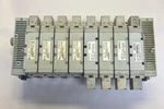 Numatics,n/a,eight Station Manifold Valve Asselmbly. Fixed Price $450.00.