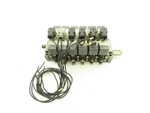 Smc VQ7-6-FG-D-3Z Double Solenoid Valve 6-STATION Manifold Assembly 24VDC. Fixed Price $149.99.
