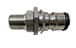 Eaton Hansen 2KLF Stainless Steel Hydraulic Fitting Plug With O-ring And Valve. Fixed Price $14.99.