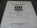 Gorman-rupp 03H1-GR Pump Installation, Parts, Operator, And Maintenance Manual. Fixed Price $77.54.
