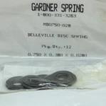 12 Nip Gardner Belleville Disc Springs .750 X .380 .0280 Washers. Fixed Price $9.25.