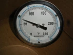 Ashcroft 3" Face Temperature Gauge 0-250F -20-120C Stainless Stem. Fixed Price $30.00.