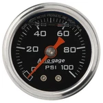 Auto Meter Fuel Pressure Gauge 0-100PSI 1-1/2 In. Black/white (liquid Filled). Fixed Price $56.90.