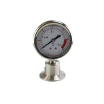 Stainless Steel 2.5" Dial Sanitary Pressure Gauge Glycerin Filled. 030 Psi Range. Fixed Price $81.69.