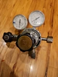 Matheson 3104A Gas/pressure Regulator Dual Gauge Adjustable 3000-PSIG Untested. Fixed Price $23.00.