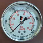 Valley Industries 2240GXB1000 Series Industrial Gauge 0-1000 Psi. Fixed Price $35.50.
