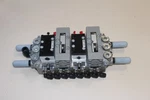 Aventics 4-MODULE Pneumatic Valve Block, 5811430000, 0820224003, 1825503287. Fixed Price $200.00.