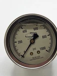 Dixon GLSC435, 1000PSI Gauge, 304 Stainless Steel 1/4 Inch Center Back Mount. Fixed Price $24.48.