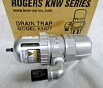 New Orion Rogers Knw Series K5077 1/2" Auto Drain Trap AD-5. Fixed Price $200.00.