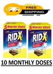 2 Pack Rid-x Septic Treatment, 5 Month Supply Powder 49 (total 98 Oz) Ridx. Fixed Price $48.89.