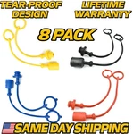 (8 Pack) Hydraulic Plug & Cap Set Fits Parker 60 Series 3/8" H3-65M H3-66M. Fixed Price $29.99.