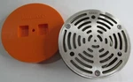 New Mifab TS5-1 Round 5" Nickel Bronze Top Set Heelproof Floor Drain Strainer. Fixed Price $56.00.