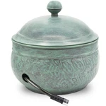 Pot With Lid Blue Verde Finish Model 457-458 Good Directions Hose West. Fixed Price $209.99.