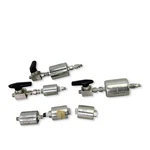 Silsco Dm 1970-375S & Edd 1961 Gas Diffusion Modules W/ Whitey Ball Valves Lot. Fixed Price $189.98.