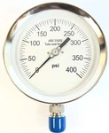 Pic 4501-SC-2LI Pressure Gauge 4.5" 0-400 Psi 1/2" Npt 316 Industrial. Fixed Price $49.96.