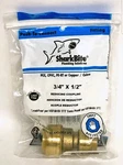 Sharkbite 1/2 In. X 3/4 Push-to-connect Brass Reducing Coupling, U058LFA New. Fixed Price $14.58.
