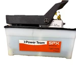 Power Team PA6M Air Over Hydraulic Foot Pedal Pump Aluminum Reservoir Oem. Fixed Price $495.00.