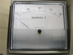 Weston 2041T Gauge 40-120 Degrees Fahrenheit Temperature Gage Fs 1-5 Vdc. Fixed Price $36.00.