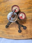 Linde Company Acetylene Type R-207 Regulator / Purox Pressure Gauges. Fixed Price $24.00.