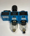Festo LFR-1/4-S-5M-B, LCR-C-1/4-S-B, HE-1/4-S-B Man. Control, Regulator, Filter. Fixed Price $80.00.